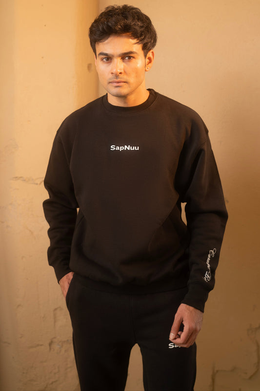 Sweatshirt Black Signatures